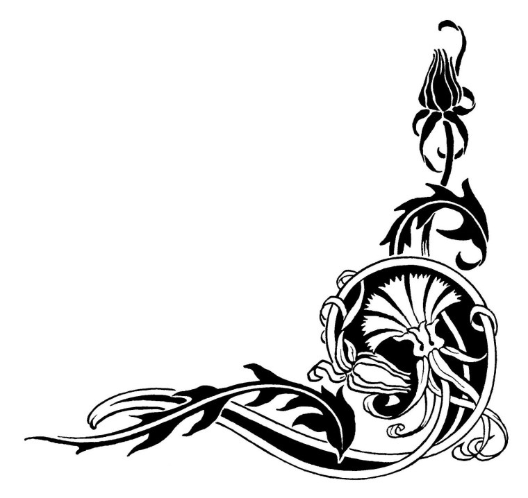 Готические узоры угловые