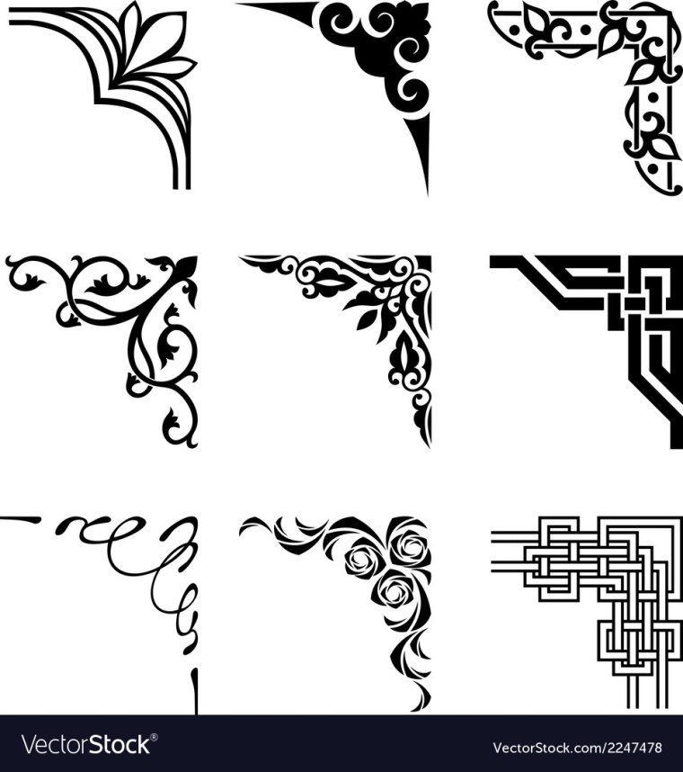 Угловой узор