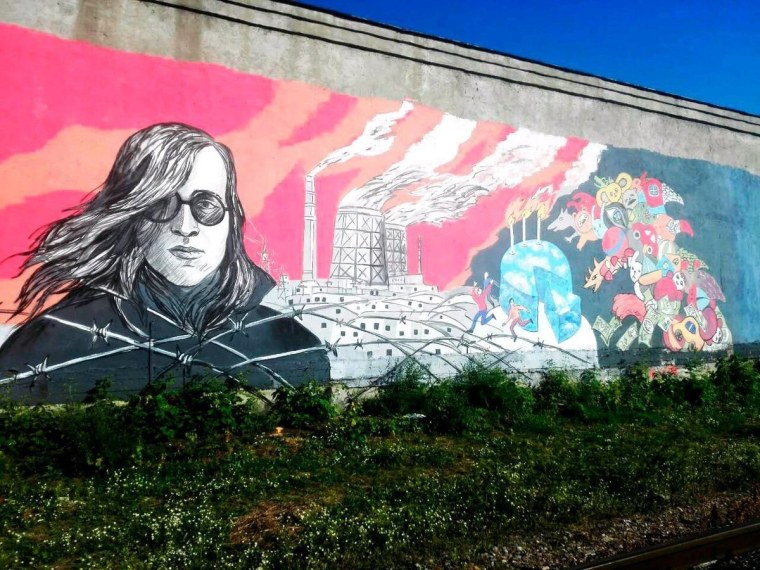 Граффити Егора Летова Омск