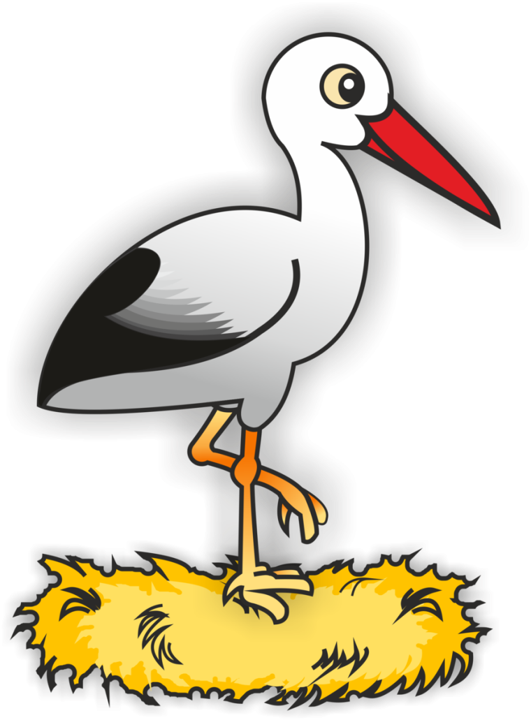 Аист рисунок