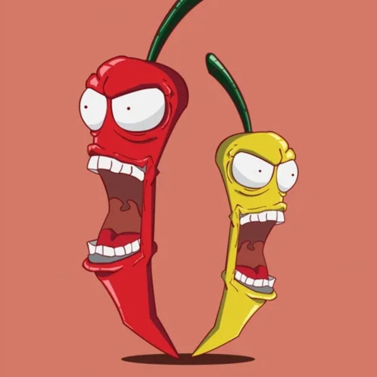 Перец смеется