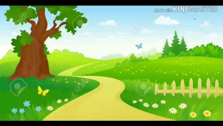 Полянка с дорожкой