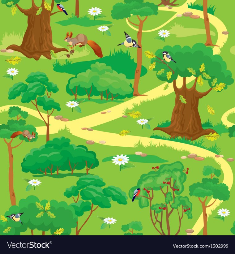 Тропинка в лесу игровое поле