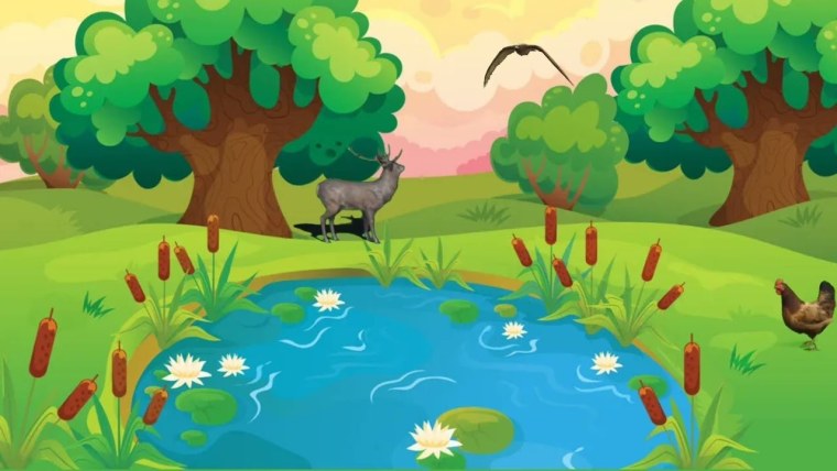 Сказочная Полянка и озеро