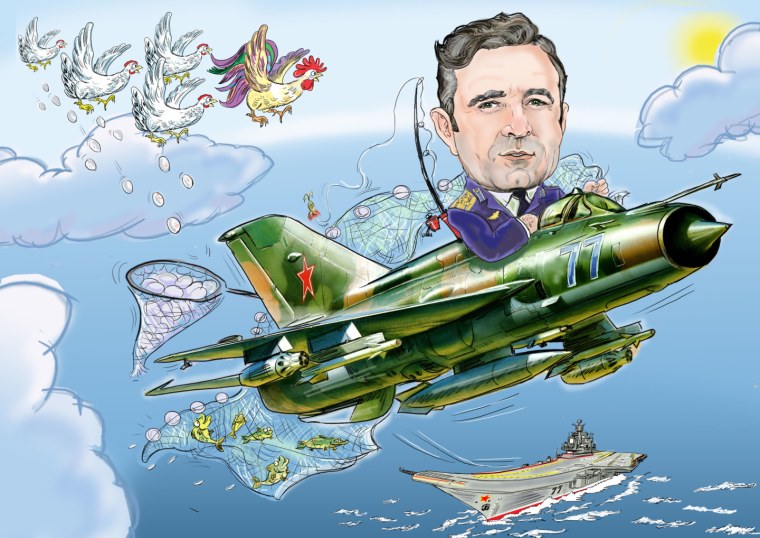 Летчик карикатура