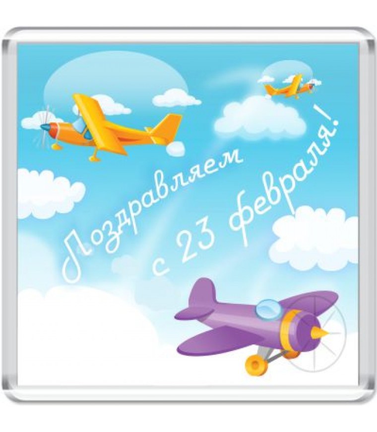 Поздравления с 23 февраля с самолетом