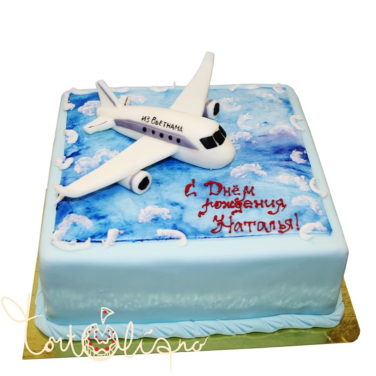 Торты с самолетами на день рождения