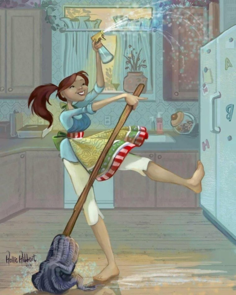 Уборка дома прикол