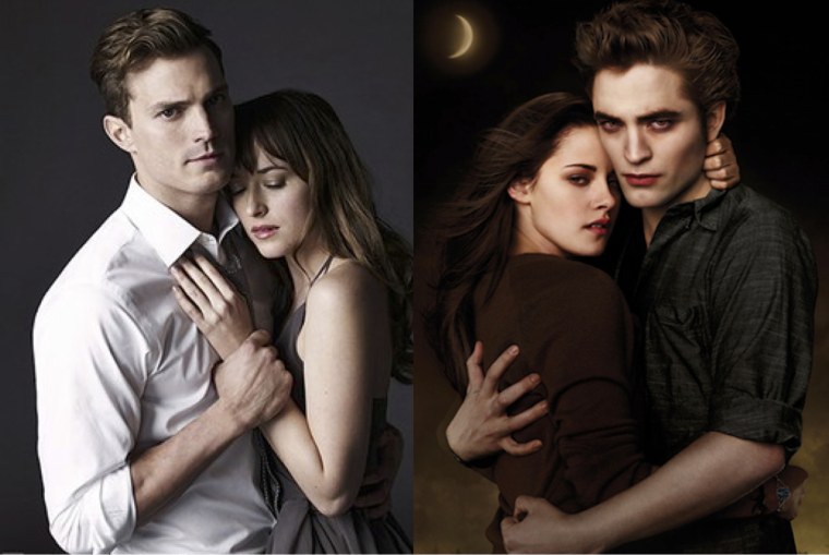 Анастейша и Кристиан грей Белла и Эдвард