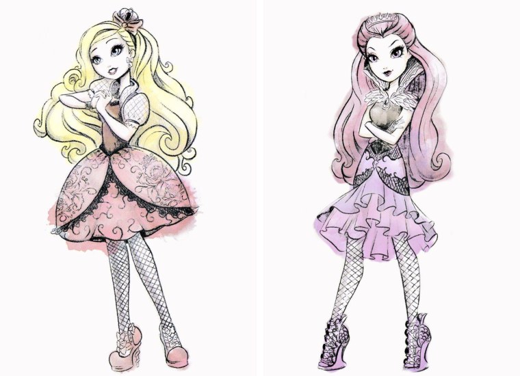 Эвер Афтер Хай для срисовки