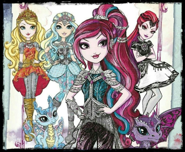 Мультик Эвер Афтер Хай игры драконов