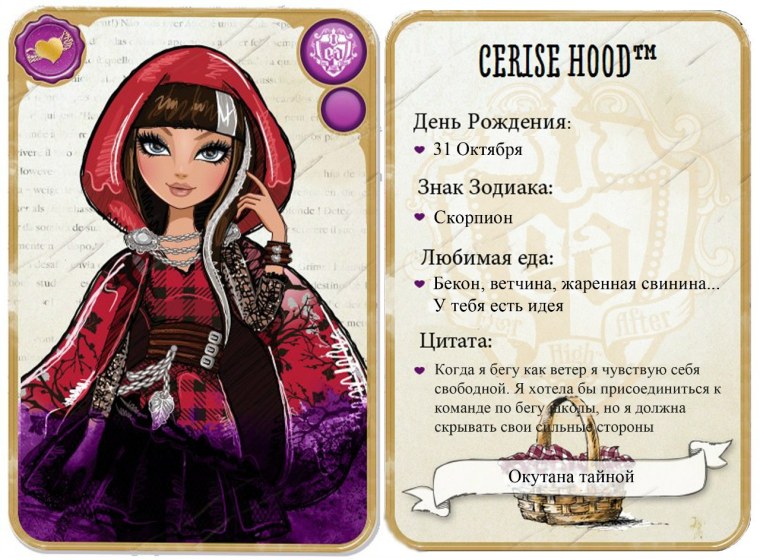 Эвер Афтер персонажи имена