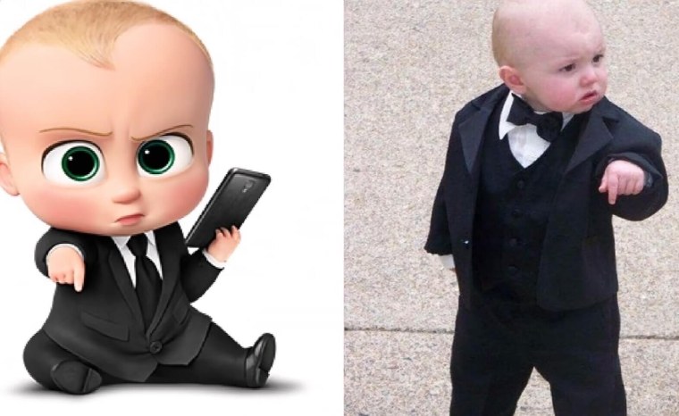 Босс молокосос с телефоном