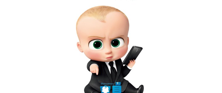 Босс молокосос на белом