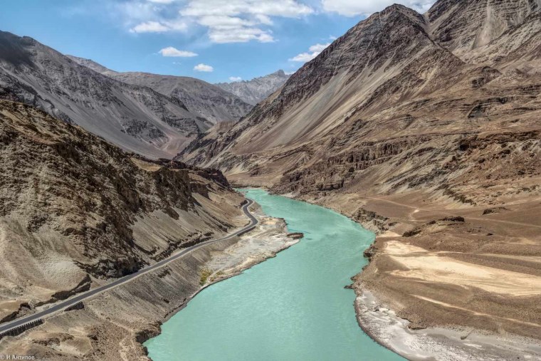 Фото реки инд в Индии