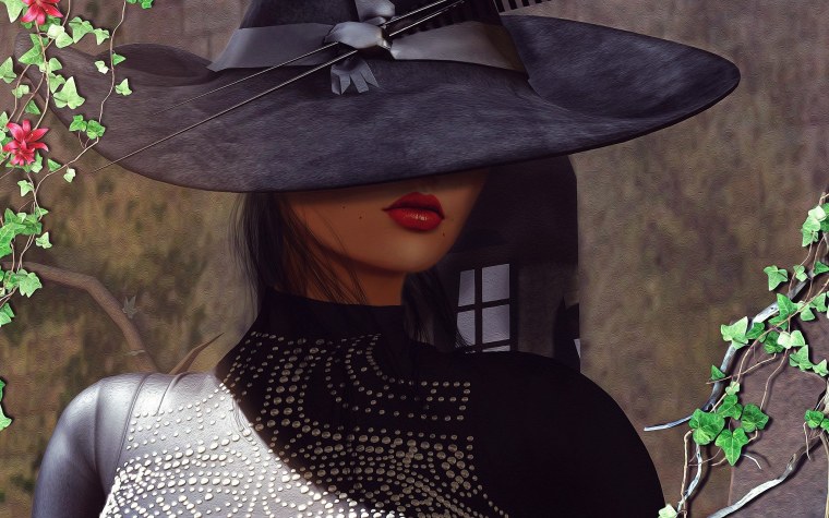 Таинственная девушка в шляпе