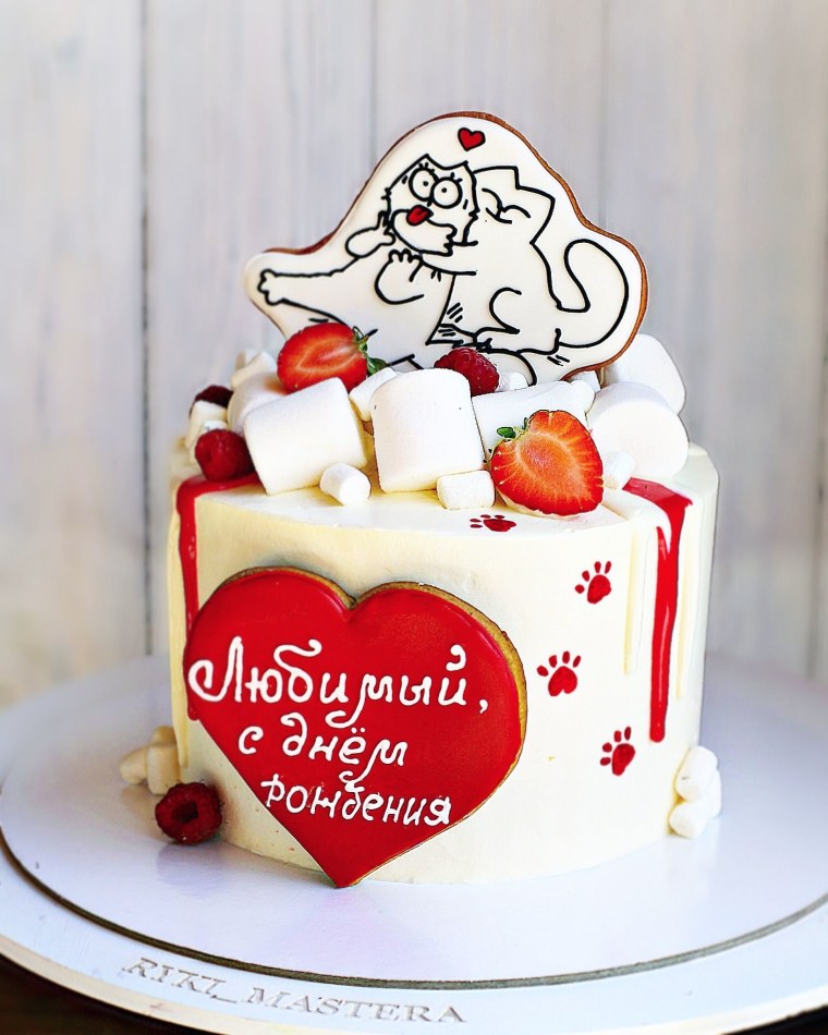 Торт любимому на день рождения