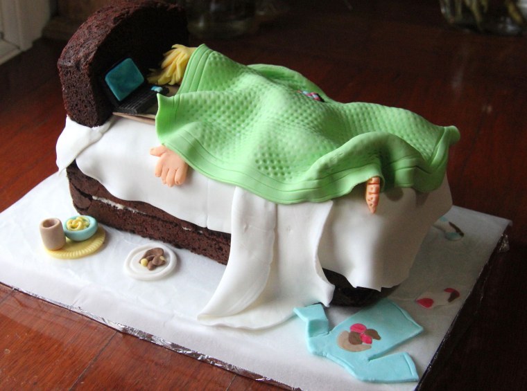 Торт кровать подростка