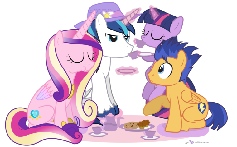 Шайнинг Армор и Твайлайт Спаркл и Каденс