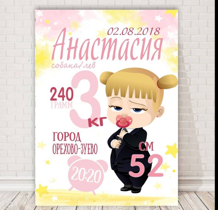 Метрика босс девочка