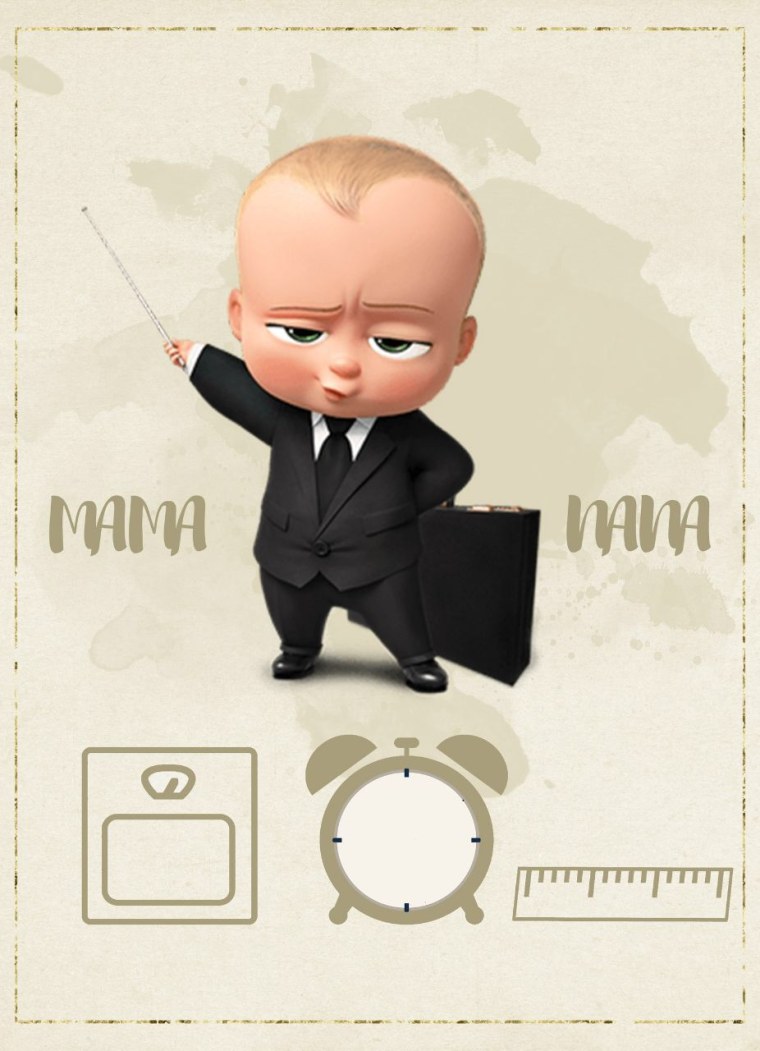 Метрика босс молокосос для девочки