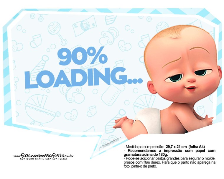 Босс молокосос пригласительные на день рождения