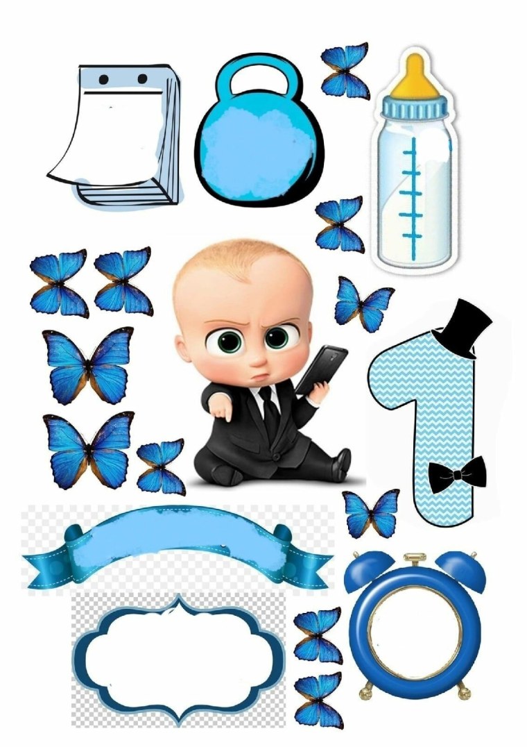 Босс молокосос топперы на торт