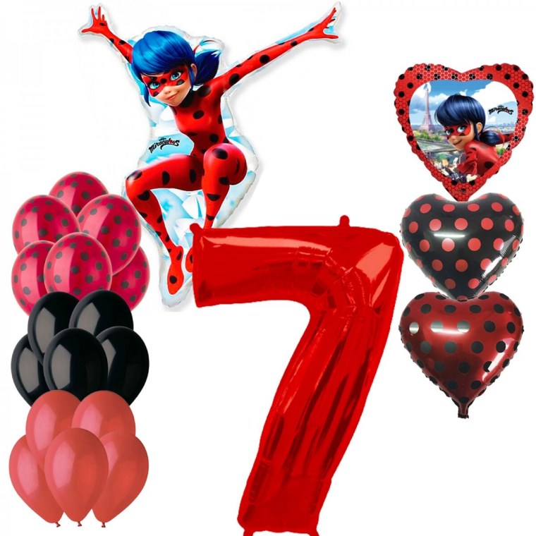 Набор шаров "леди баг"