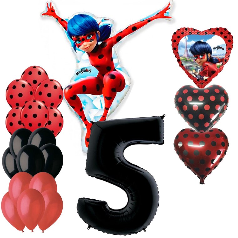 Фольгированный шар леди баг