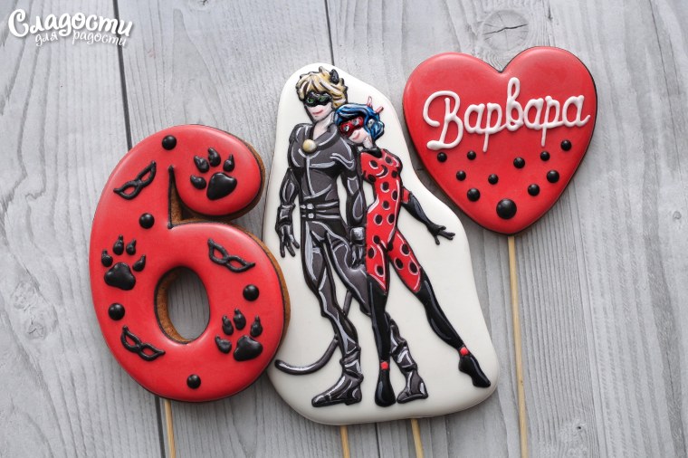 Имбирные пряники леди баг