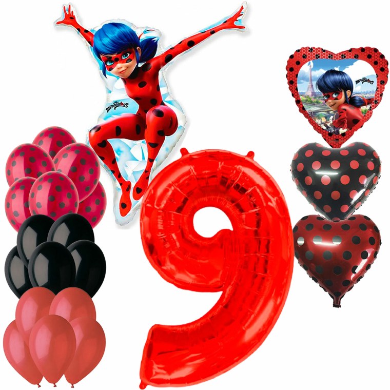 Набор шаров "леди баг"