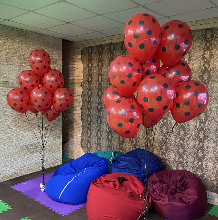 Шарики в стиле леди баг