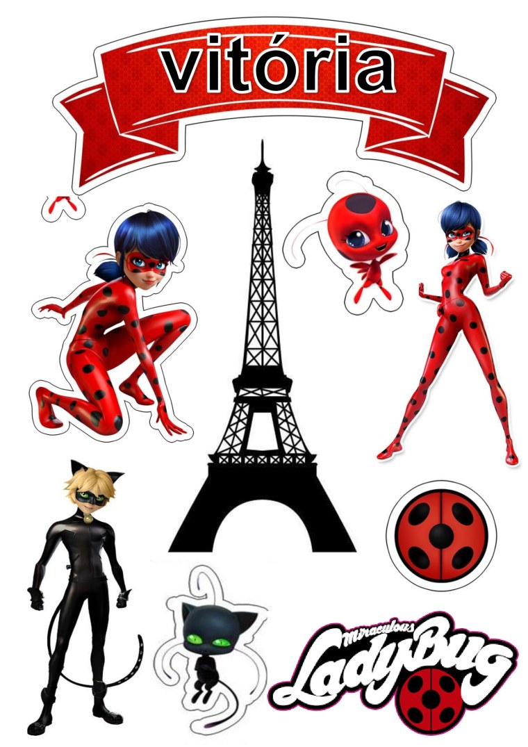 Леди баг Топпер на торт