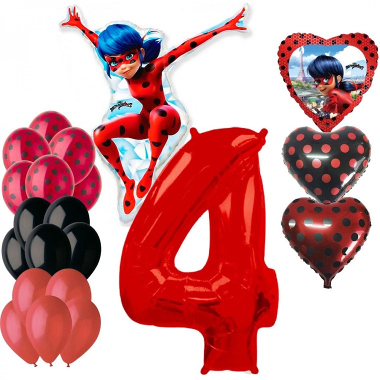 Набор шаров "леди баг"