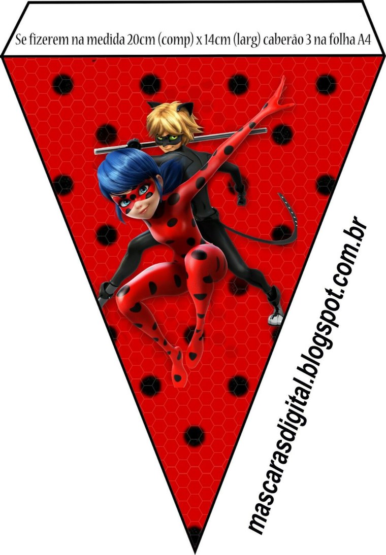 Растяжка с днем рождения леди баг