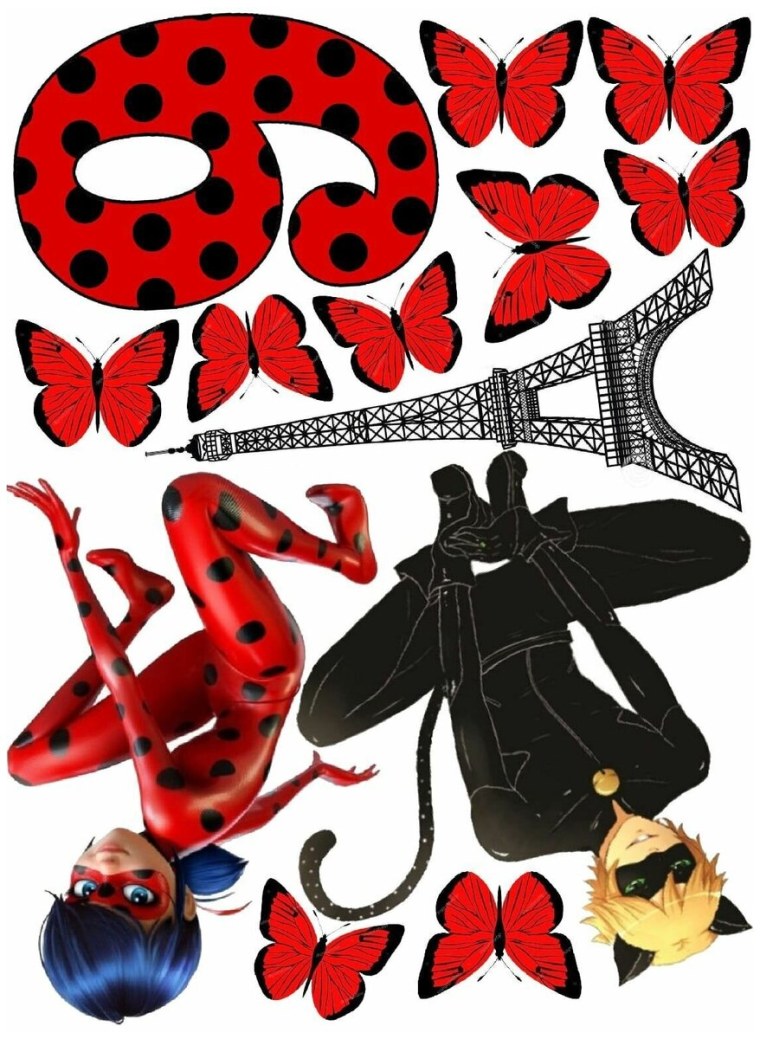 Леди баг и супер кот вафельная