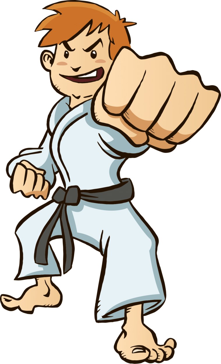 Мультяшные каратисты