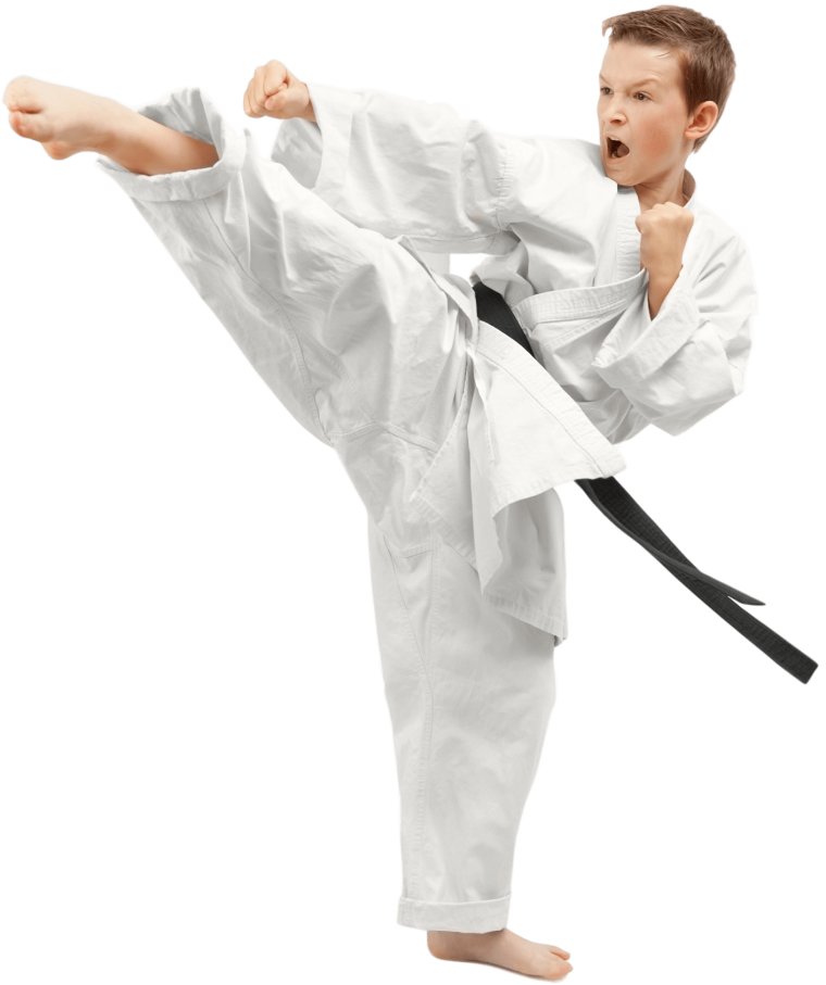 Мальчик каратист