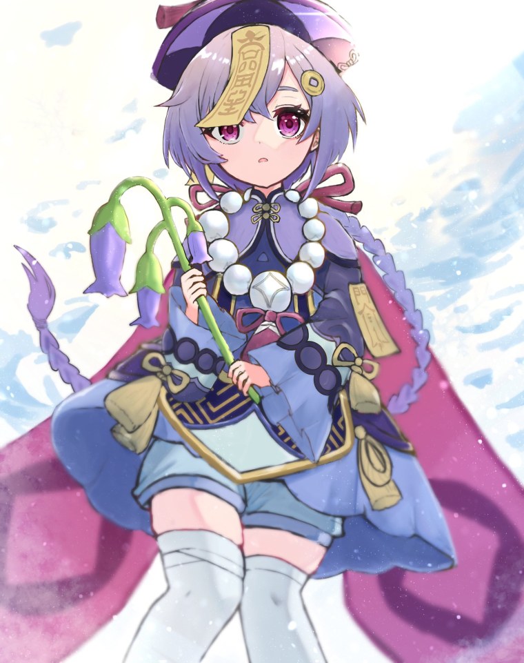 Ци Ци Геншин Импакт арт