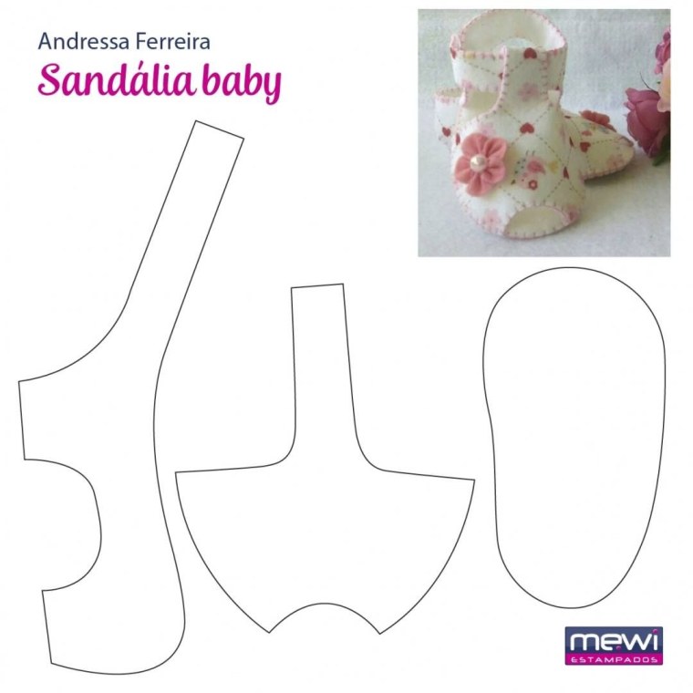 Трафарет обуви для кукол