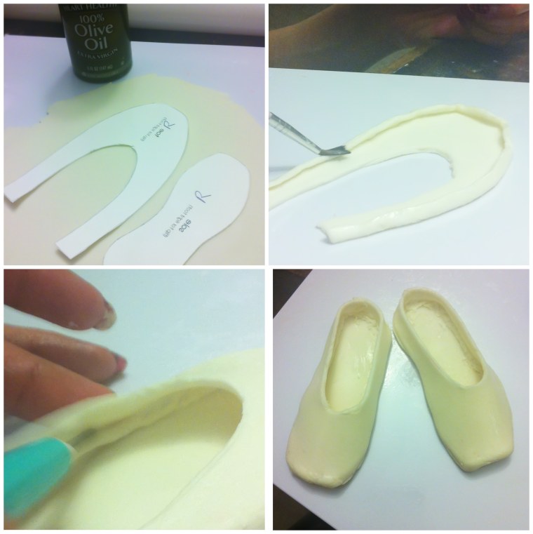 Пуанты из мастики