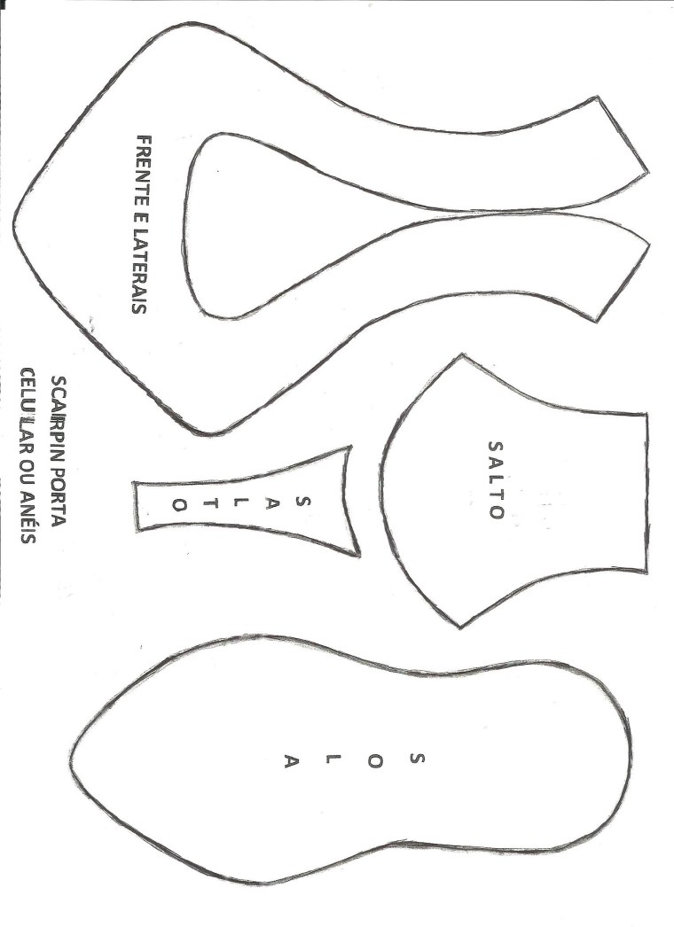 Выкройка пуантов для куклы