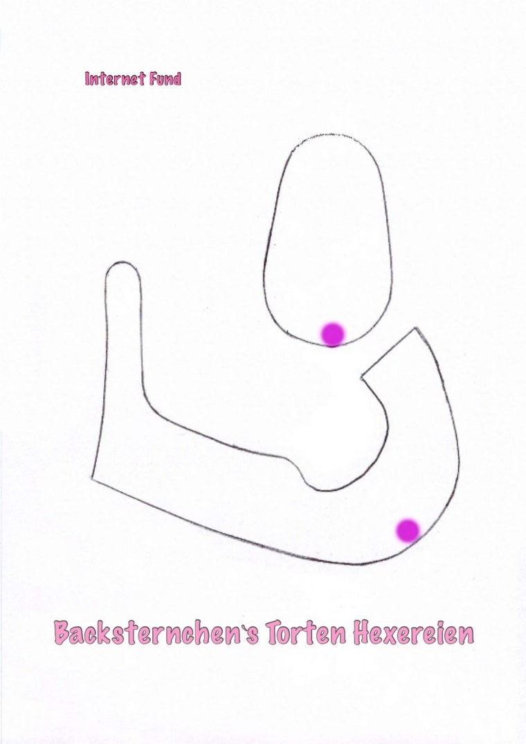 Шаблон для пинеток из мастики