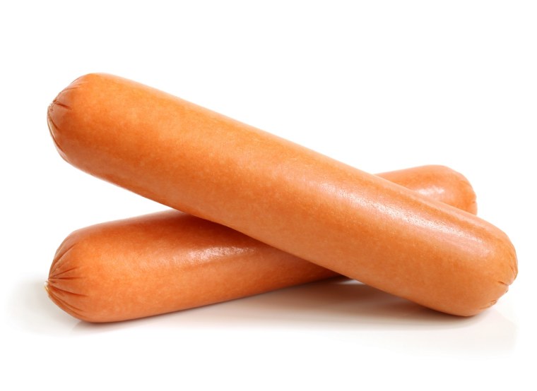 Сырые сосиски