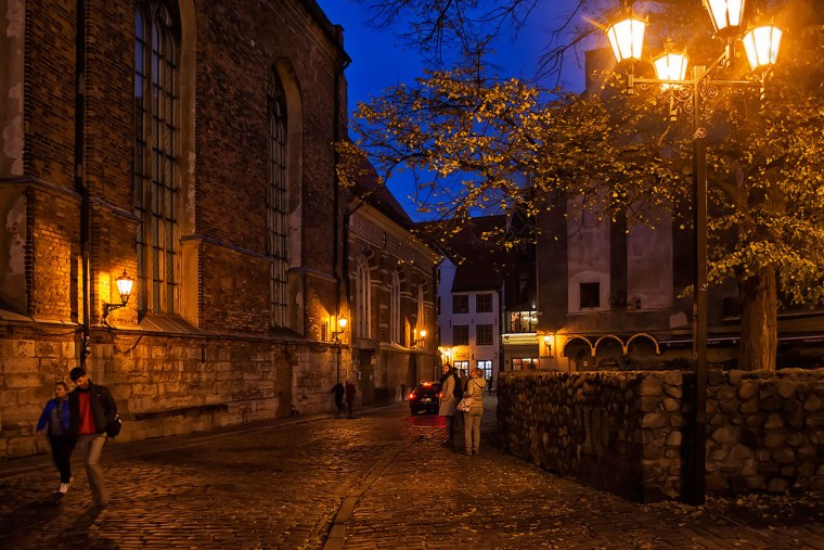 Сумерки на улице