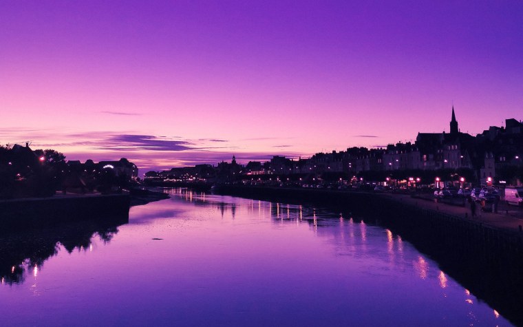 Фиолетовые Сумерки в городе