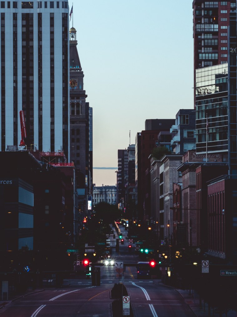 Сумерки на улице