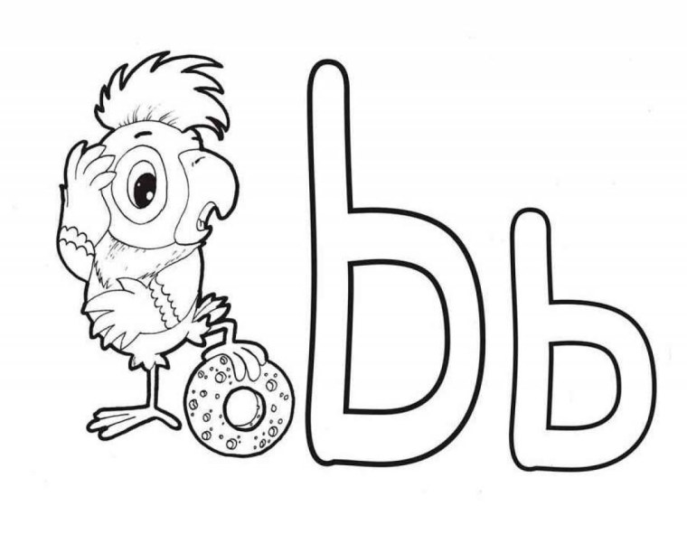 Раскраска алфавит