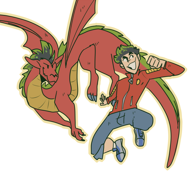 Американский дракон Джейк Лонг арт