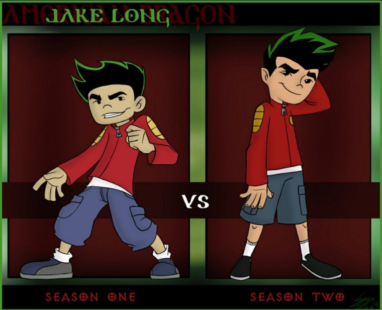 Американский дракон Джейк Лонг рисовка